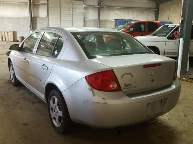 1G1AL55F977127135 - 2007 CHEVROLET COBALT LT SILVER photo 4