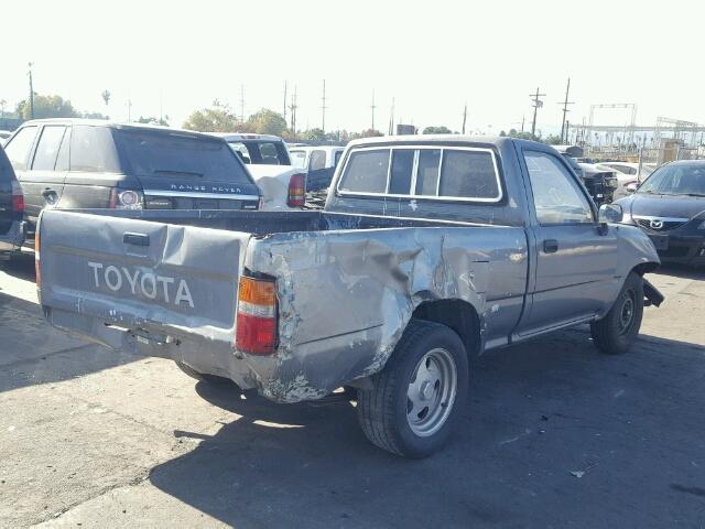 4TARN81A9PZ136658 - 1993 TOYOTA PICKUP 1/2 GRAY photo 4