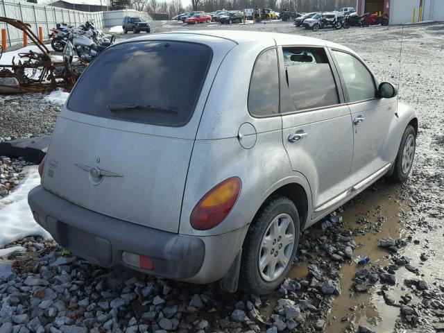 3C8FY4BB11T266882 - 2001 CHRYSLER PT CRUISER SILVER photo 4