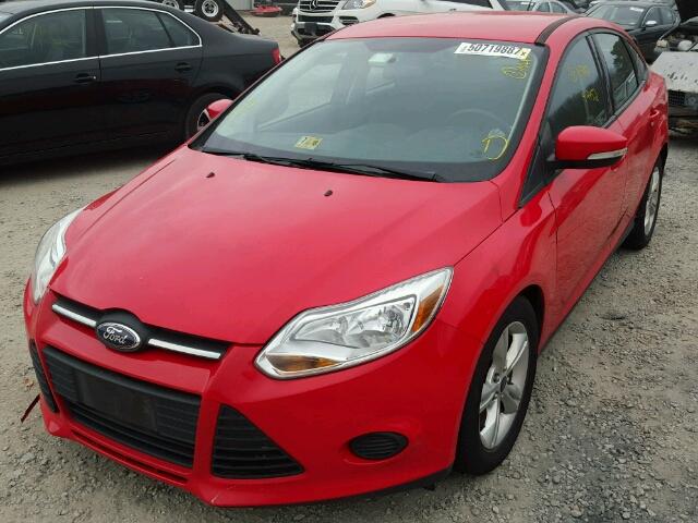 1FADP3F26EL173380 - 2014 FORD FOCUS SE RED photo 2