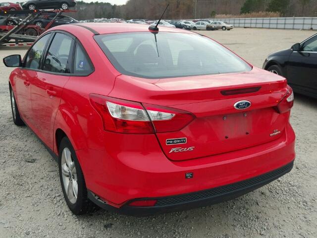 1FADP3F26EL173380 - 2014 FORD FOCUS SE RED photo 3