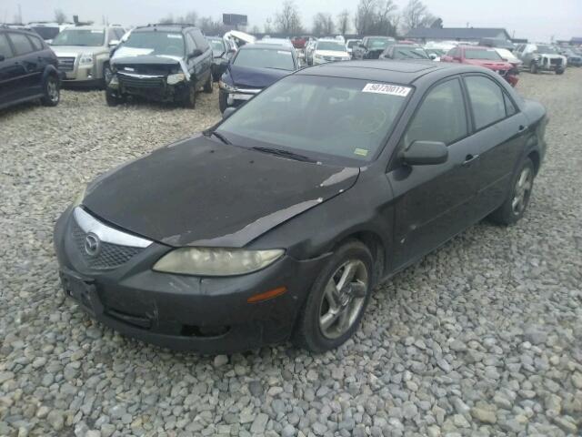 1YVFP80D835M34689 - 2003 MAZDA 6 S GRAY photo 2