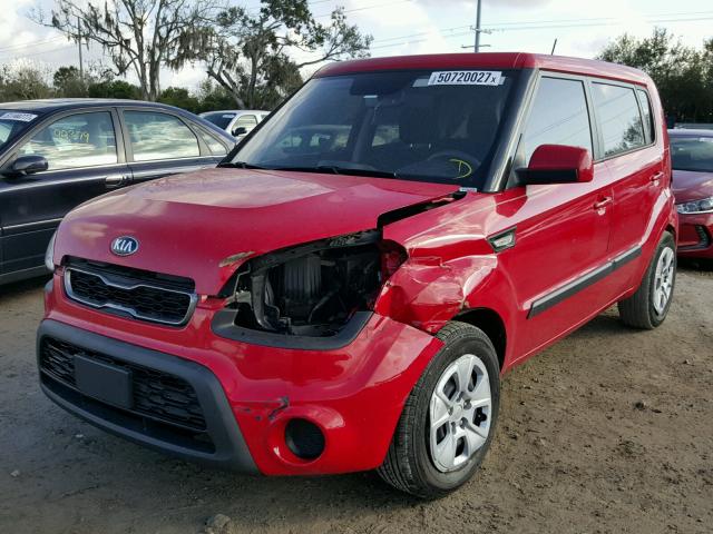 KNDJT2A52D7630357 - 2013 KIA SOUL BLUE photo 2