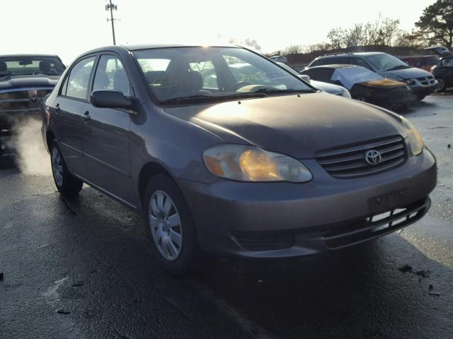 2T1BR32E13C084557 - 2003 TOYOTA COROLLA CE GRAY photo 1