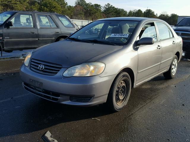 2T1BR32E13C084557 - 2003 TOYOTA COROLLA CE GRAY photo 2