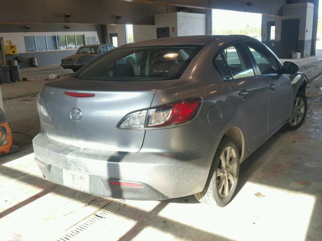 JM1BL1SF1A1103124 - 2010 MAZDA 3 I SILVER photo 4