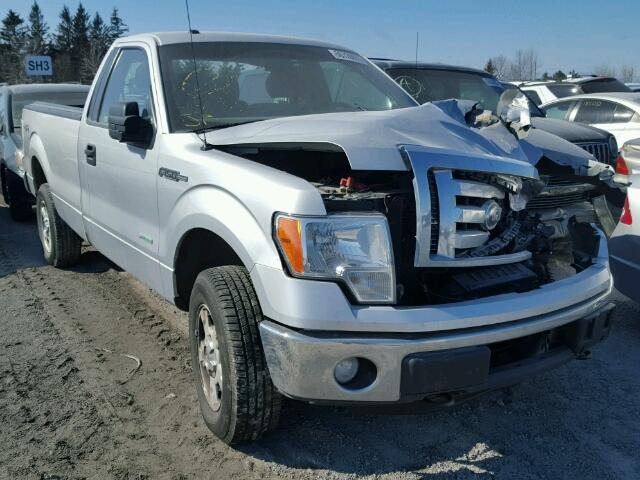 1FTNF1ET1CKD91035 - 2012 FORD F150 SILVER photo 1