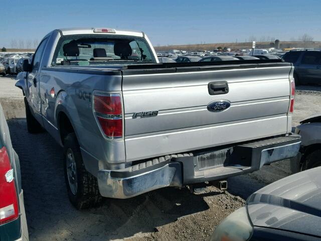 1FTNF1ET1CKD91035 - 2012 FORD F150 SILVER photo 3