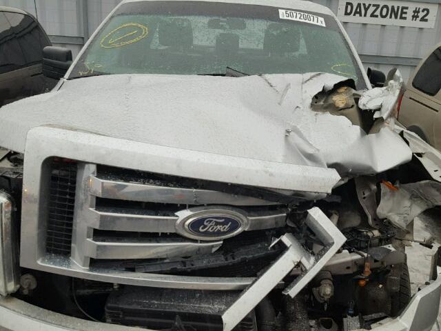 1FTNF1ET1CKD91035 - 2012 FORD F150 SILVER photo 7