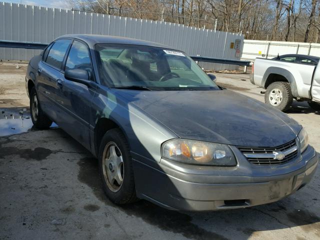 2G1WF52E259104297 - 2005 CHEVROLET IMPALA GRAY photo 1