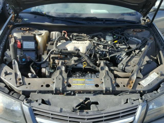 2G1WF52E259104297 - 2005 CHEVROLET IMPALA GRAY photo 7