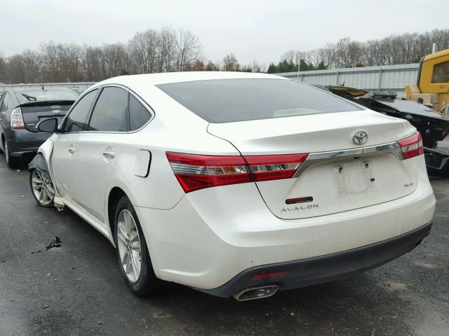4T1BK1EBXEU084584 - 2014 TOYOTA AVALON BAS WHITE photo 3