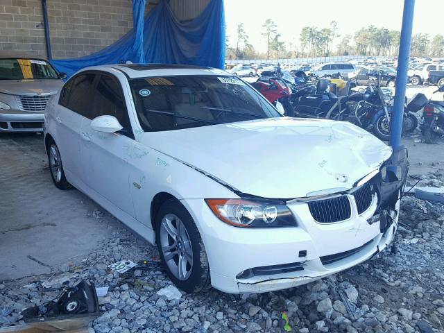 WBAVA37518NL19084 - 2008 BMW 328 I WHITE photo 1