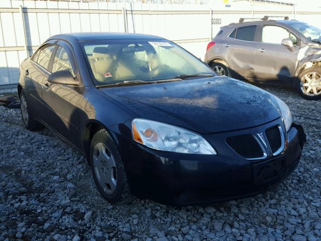 1G2ZF55B664198120 - 2006 PONTIAC G6 SE BLACK photo 1