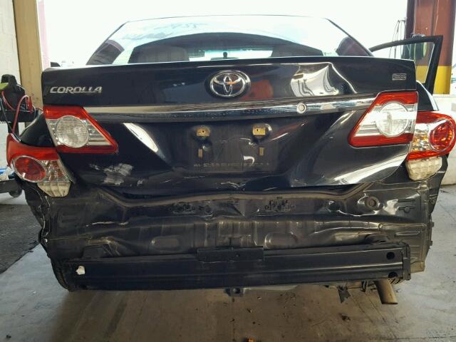 JTDBU4EE1BJ091155 - 2011 TOYOTA COROLLA BA BLACK photo 9