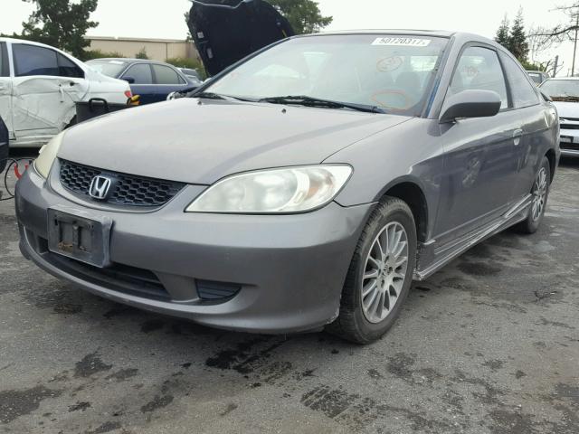 1HGEM22945L007347 - 2005 HONDA CIVIC EX 灰色 照片 2