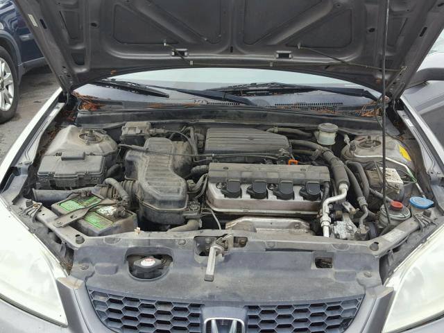 1HGEM22945L007347 - 2005 HONDA CIVIC EX 灰色 照片 7