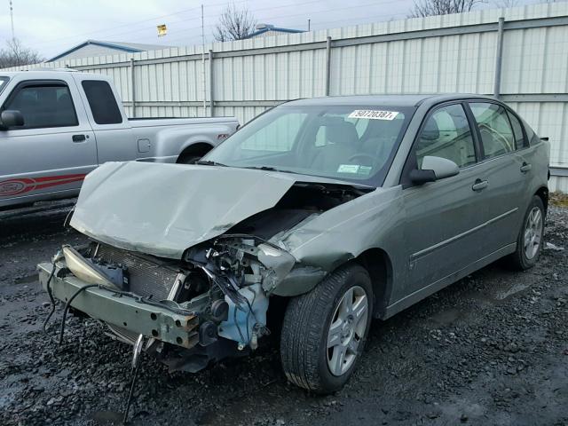 1G1ZT51896F238539 - 2006 CHEVROLET MALIBU LT GREEN photo 2