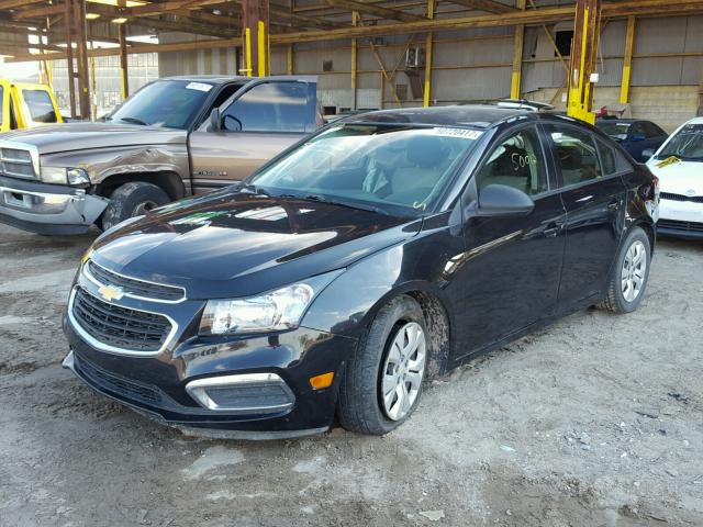 1G1PA5SH8F7268721 - 2015 CHEVROLET CRUZE LS BLACK photo 2