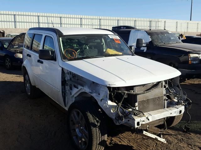 1D4PT4GK6BW604854 - 2011 DODGE NITRO HEAT WHITE photo 1