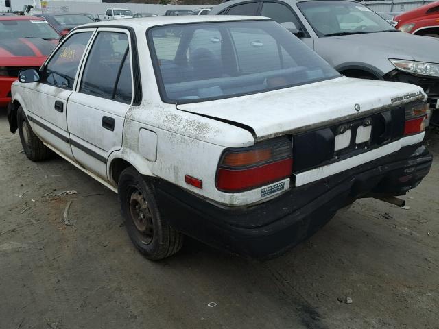 JT2AE92EXK3249371 - 1989 TOYOTA COROLLA DL WHITE photo 3