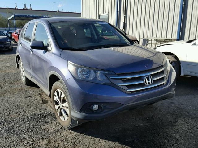 2HKRM4H52DH650315 - 2013 HONDA CR-V EX BLUE photo 1