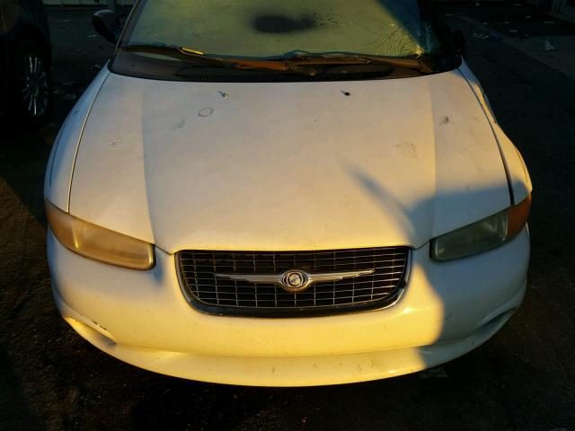 3C3EL55H9XT566393 - 1999 CHRYSLER SEBRING JX WHITE photo 7