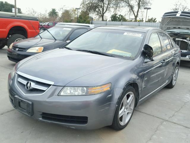 19UUA66245A011239 - 2005 ACURA TL GRAY photo 2