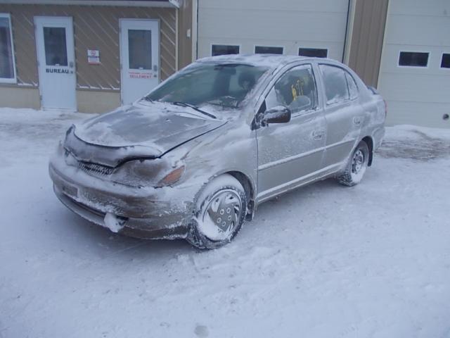 JTDBT123210192018 - 2001 TOYOTA ECHO GRAY photo 2