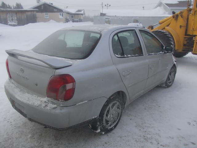 JTDBT123210192018 - 2001 TOYOTA ECHO GRAY photo 4