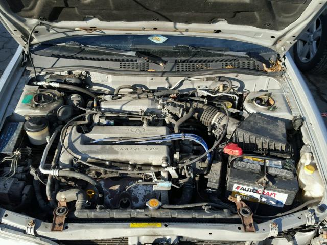 JNKCP11A82T511915 - 2002 INFINITI G20 SILVER photo 7