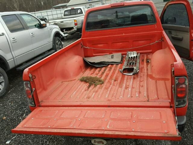 4TAPM62N9VZ222825 - 1997 TOYOTA TACOMA RED photo 6