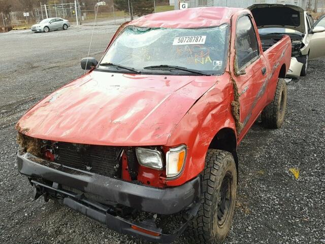 4TAPM62N9VZ222825 - 1997 TOYOTA TACOMA RED photo 9