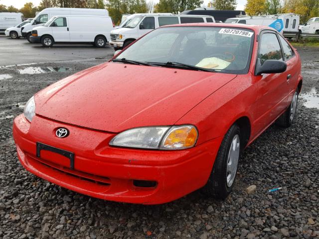 JT2CC52H8T0022877 - 1996 TOYOTA PASEO RED photo 2