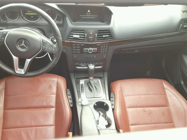 WDDKJ5KB9DF197941 - 2013 MERCEDES-BENZ E 350 WHITE photo 9