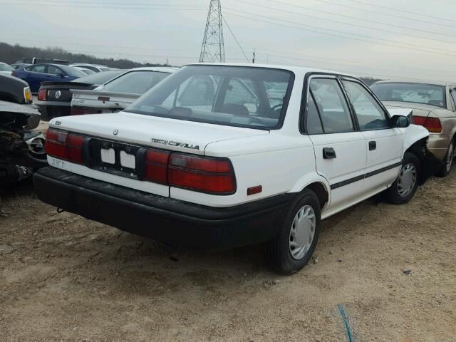 JT2AE94A8M3434290 - 1991 TOYOTA COROLLA DL WHITE photo 4