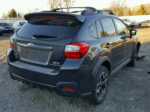 JF2GPAGC1D2871470 - 2013 SUBARU XV CROSSTR GRAY photo 4