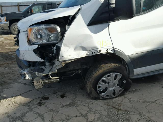 1FBZX2ZM7FKA76224 - 2015 FORD TRANSIT T- WHITE photo 9