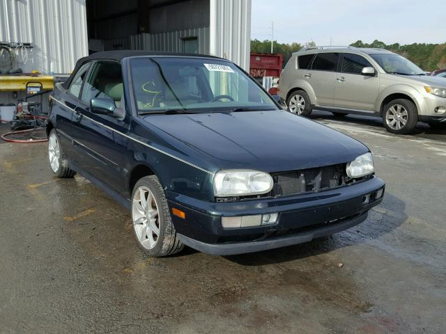 3VWBB81E7XM800231 - 1999 VOLKSWAGEN CABRIO GLS GREEN photo 1