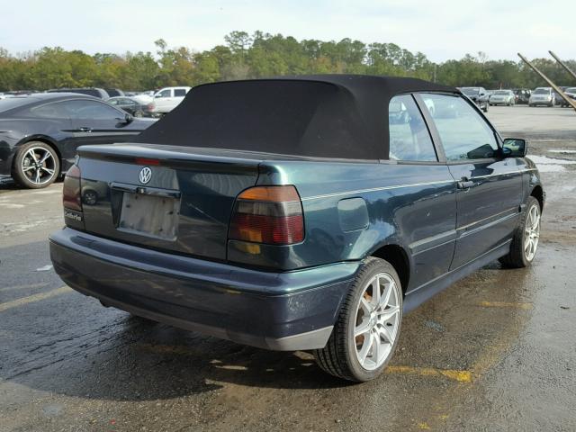 3VWBB81E7XM800231 - 1999 VOLKSWAGEN CABRIO GLS GREEN photo 4