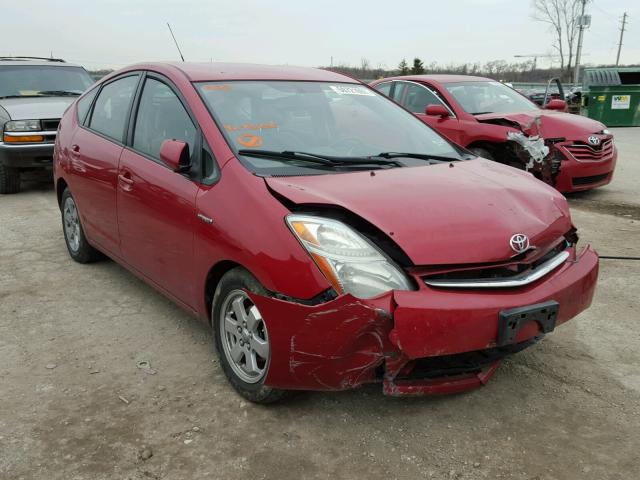 JTDKB20U687782650 - 2008 TOYOTA PRIUS RED photo 1