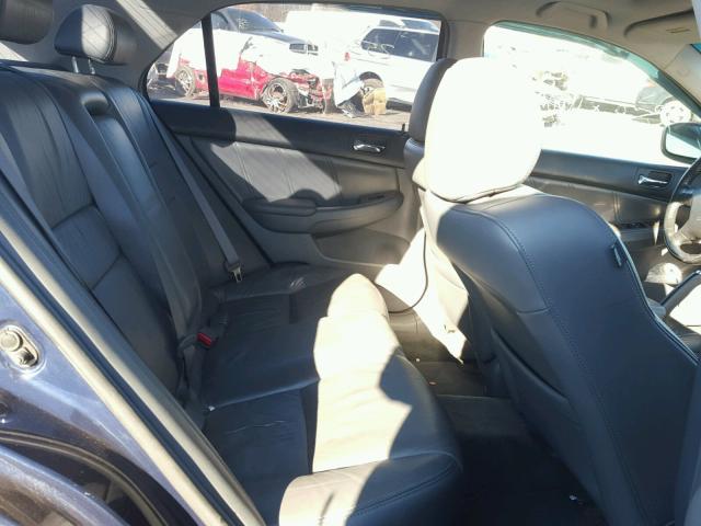 1HGCM56896A125773 - 2006 HONDA ACCORD EX BLUE photo 6