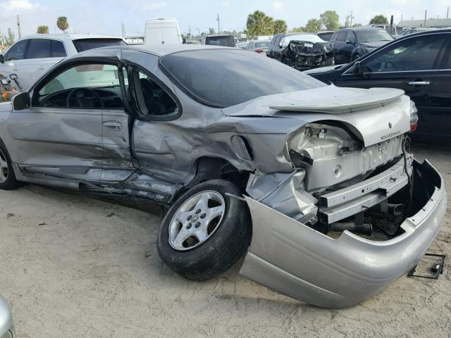 1G2WP12K8XF351096 - 1999 PONTIAC GRAND PRIX SILVER photo 9