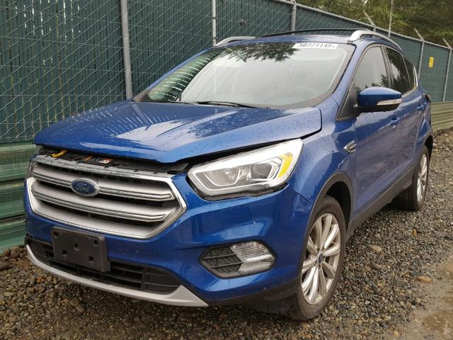 1FMCU0J98HUC38922 - 2017 FORD ESCAPE TIT BLUE photo 2