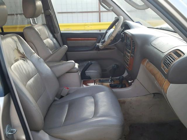 JT6HT00W0X0042328 - 1999 LEXUS LX 470 GOLD photo 5