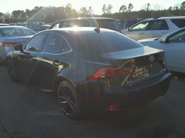 JTHBE1D29E5004410 - 2014 LEXUS IS 350 BLACK photo 3