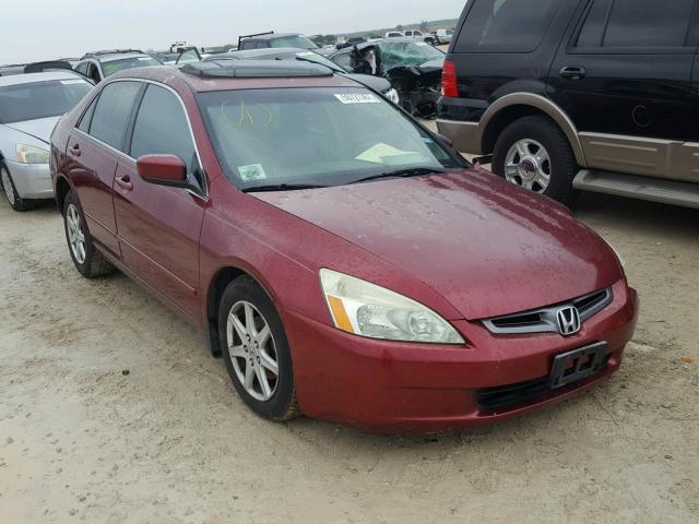 1HGCM66564A037286 - 2004 HONDA ACCORD EX MAROON photo 1