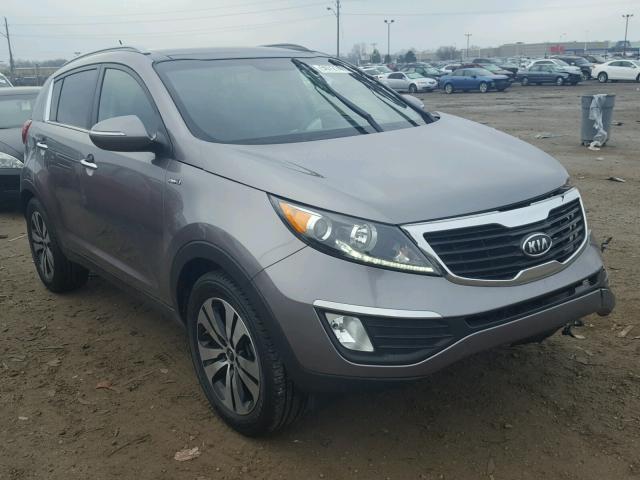 KNDPCCA28C7246975 - 2012 KIA SPORTAGE E SILVER photo 1