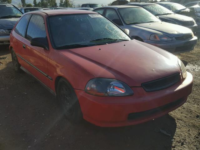 2HGEJ6347WH113048 - 1998 HONDA CIVIC DX RED photo 1