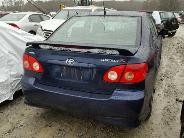 2T1BR32E36C633552 - 2006 TOYOTA COROLLA CE BLUE photo 4